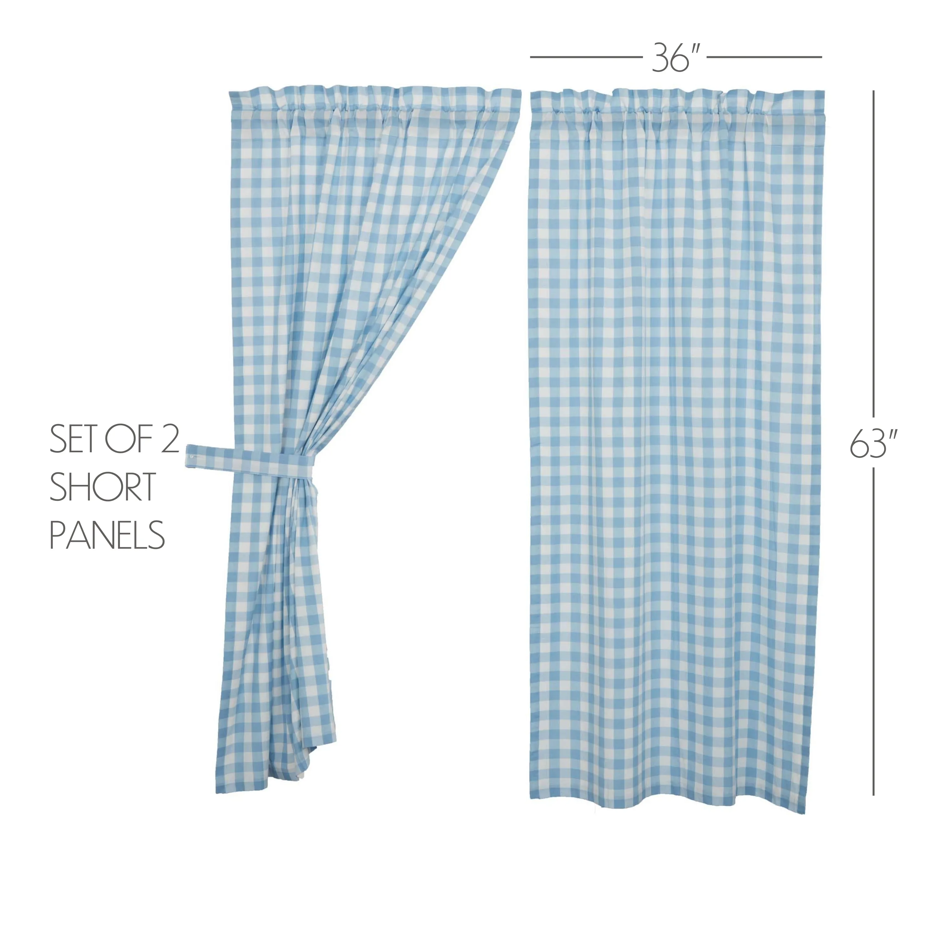 Annie Buffalo Check Panel Set of 2