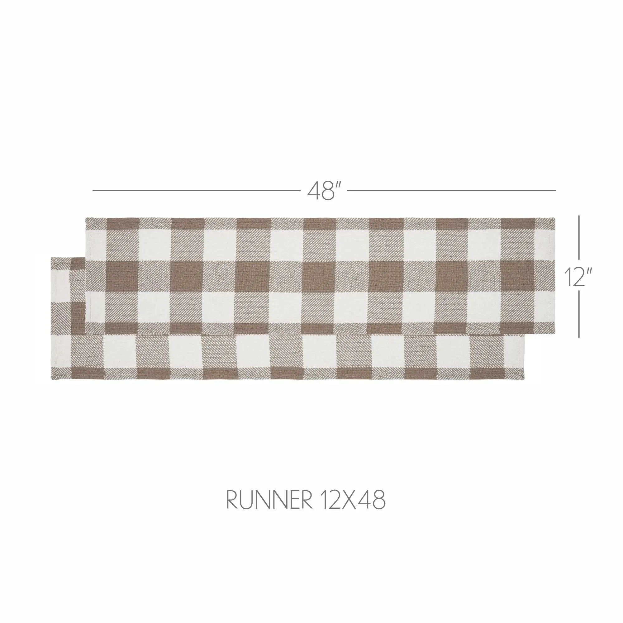 Annie Buffalo Check Portabella Runner 12x48