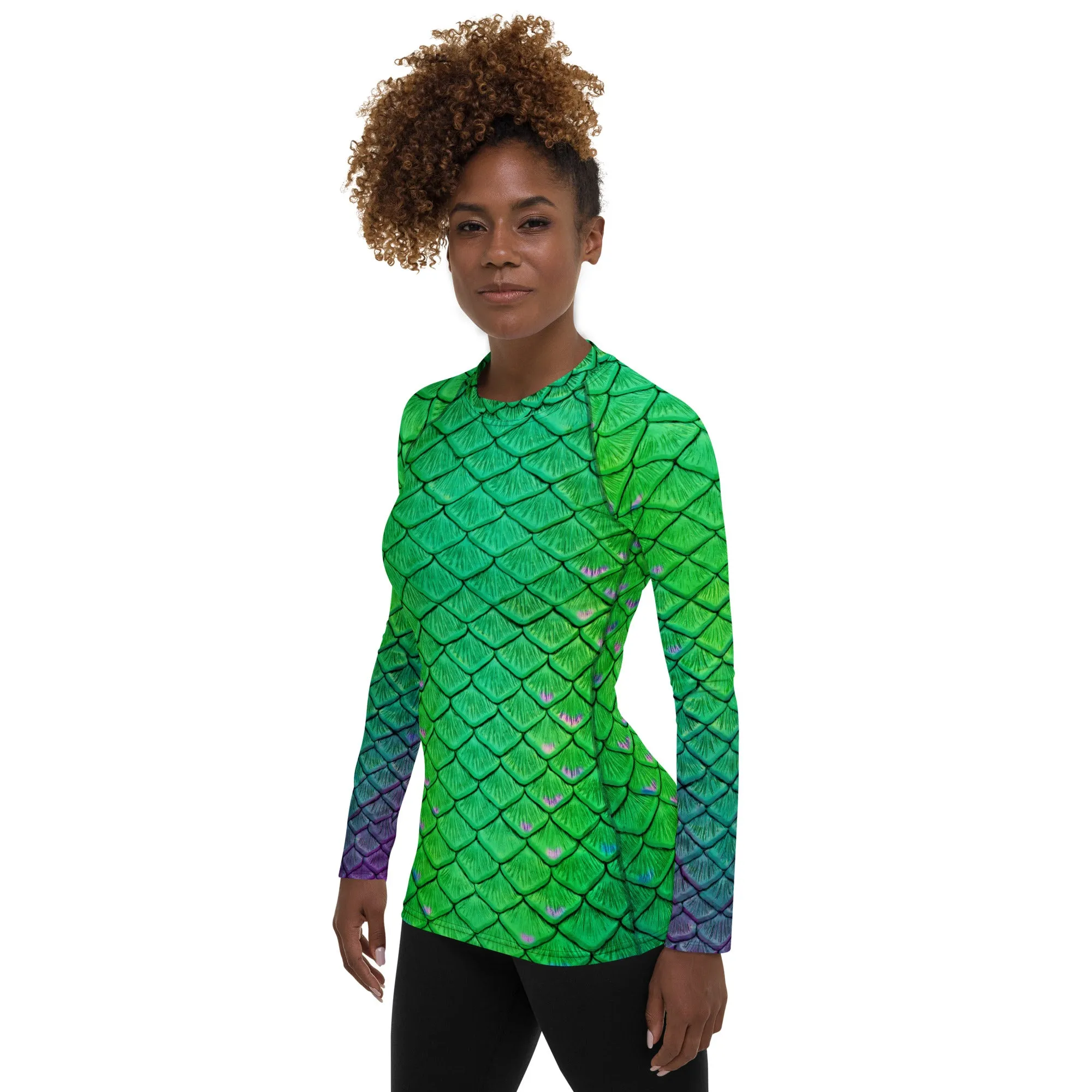 Ariel's Melody Fitted Rash Guard