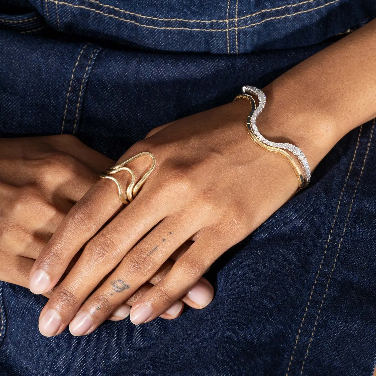 Aura Ring | Yellow gold