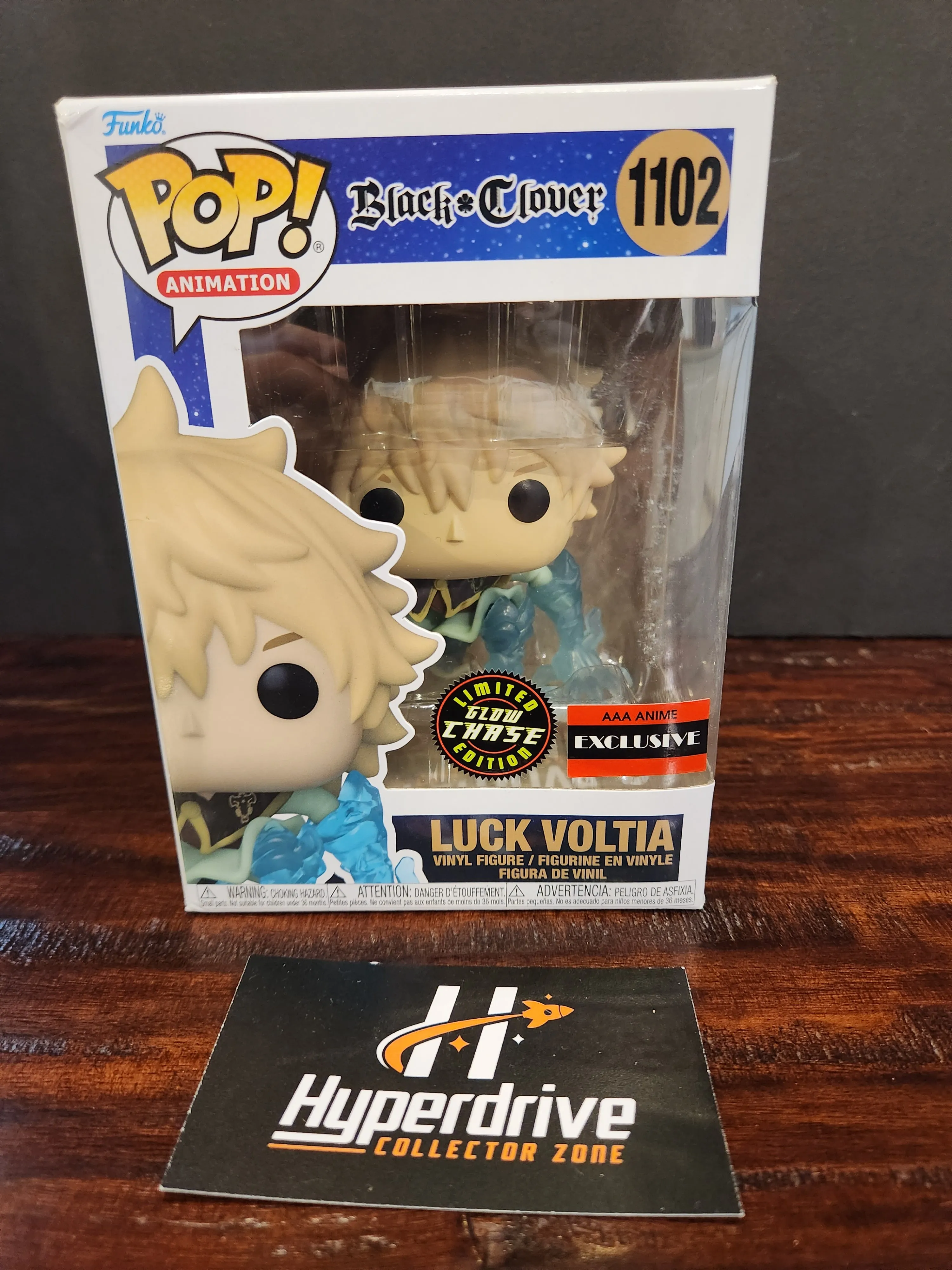 Black Clover Luck Voltia CHASE AAA Exclusive Funko PoP! Vinyl Figure