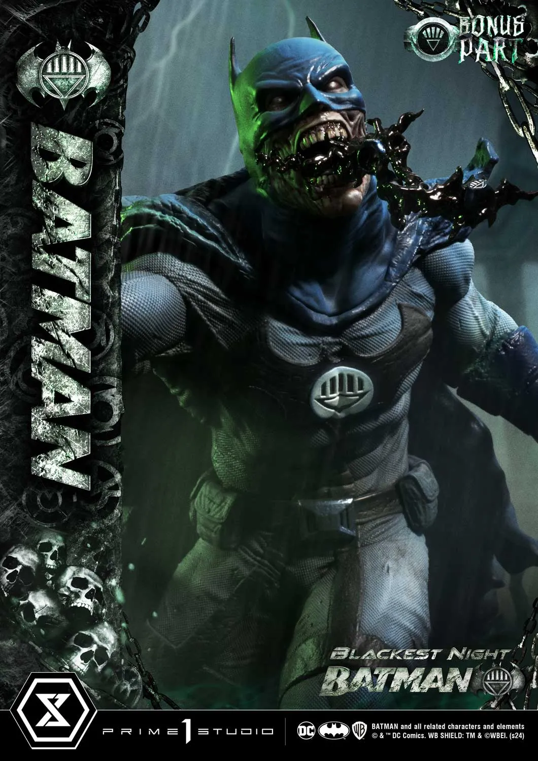 Blackest Night - Batman (Bonus) 1/4 Scale Statue