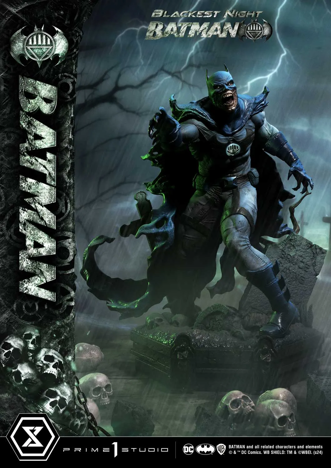 Blackest Night - Batman (Bonus) 1/4 Scale Statue