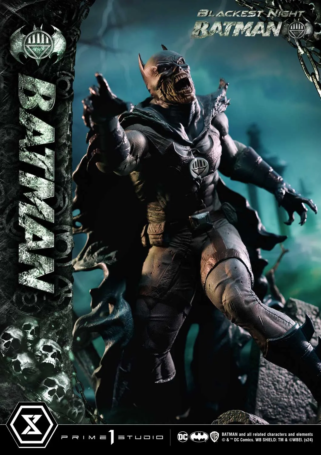 Blackest Night - Batman (Bonus) 1/4 Scale Statue