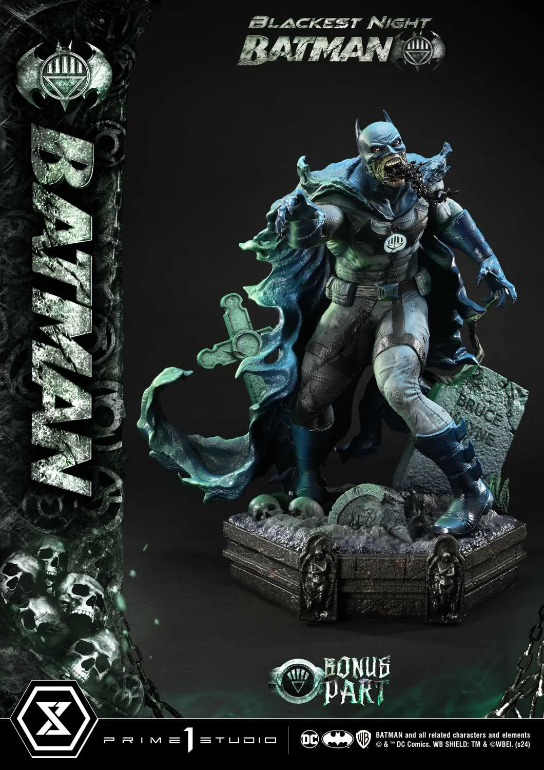 Blackest Night - Batman (Bonus) 1/4 Scale Statue