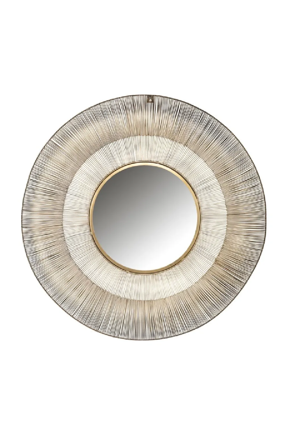 Brushed Gold Decorative Mirror | OROA Aliza