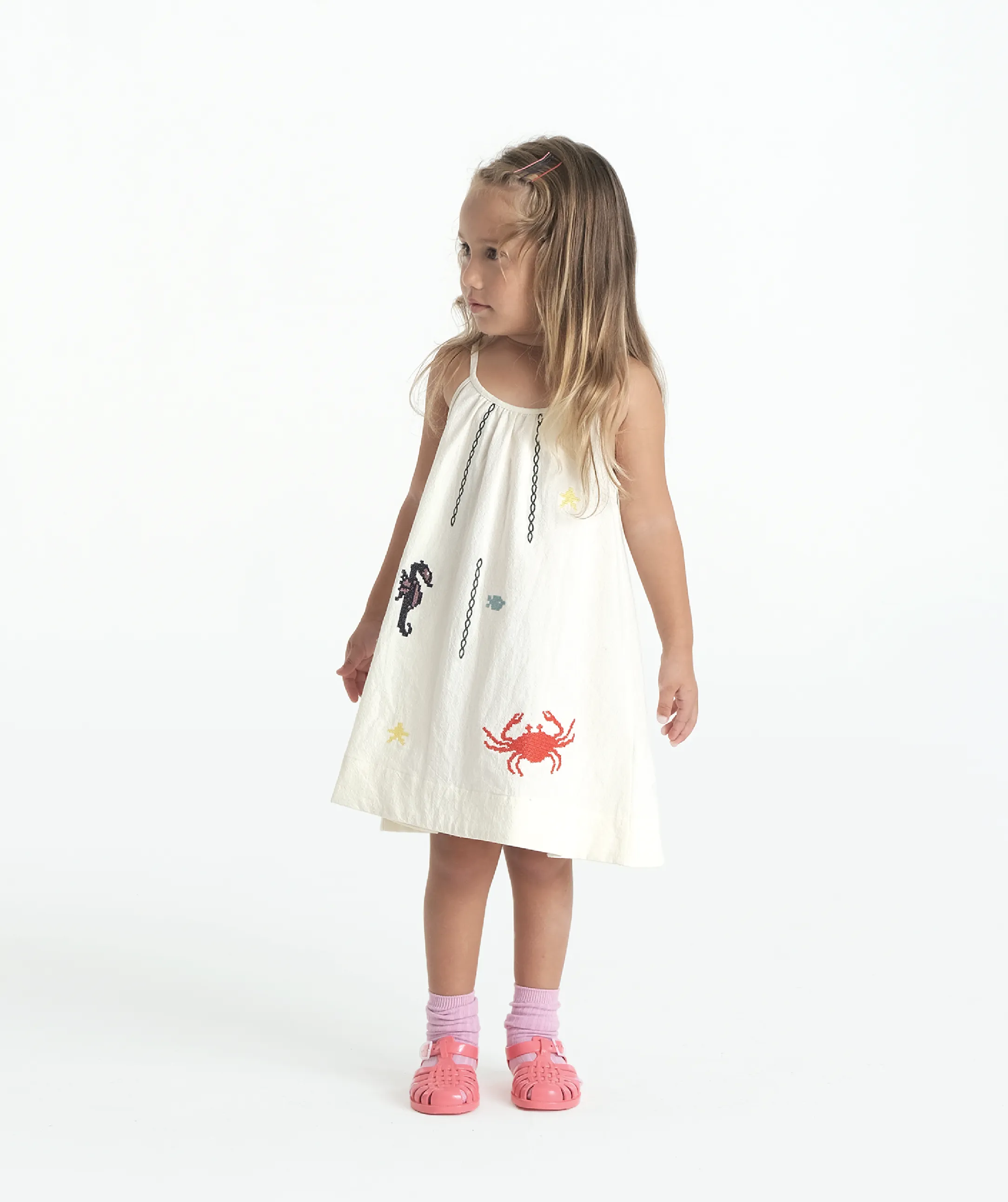 Carlota Cross-Stitch Dress