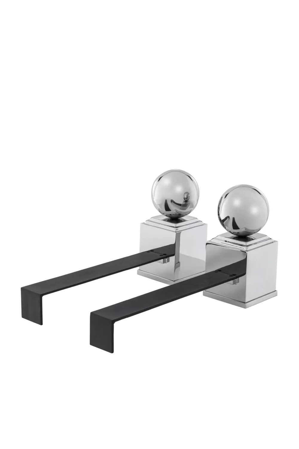 Classic Style Metal Andiron Set (2) | Eichholtz Viviers