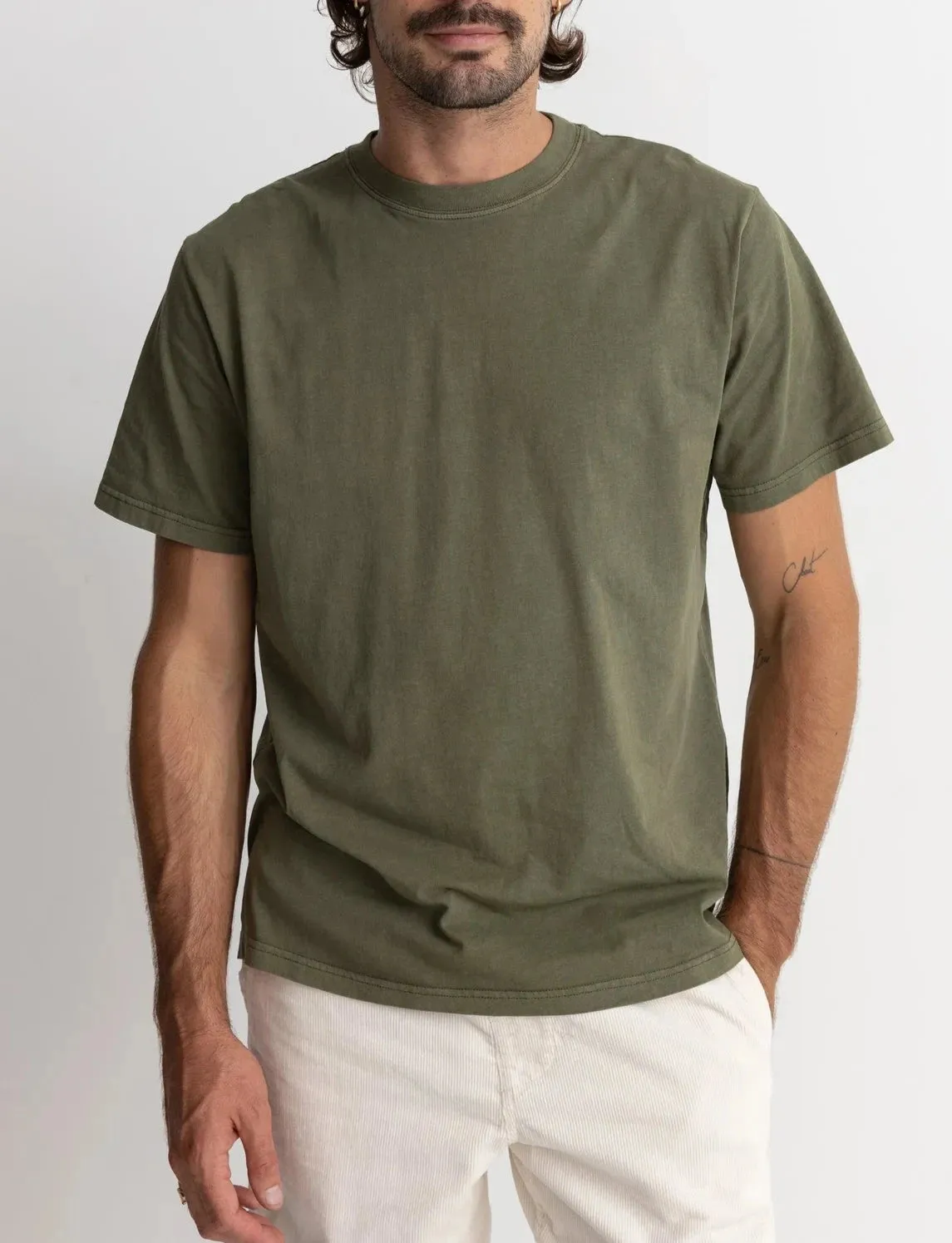 Classic Vintage Tee in Olive