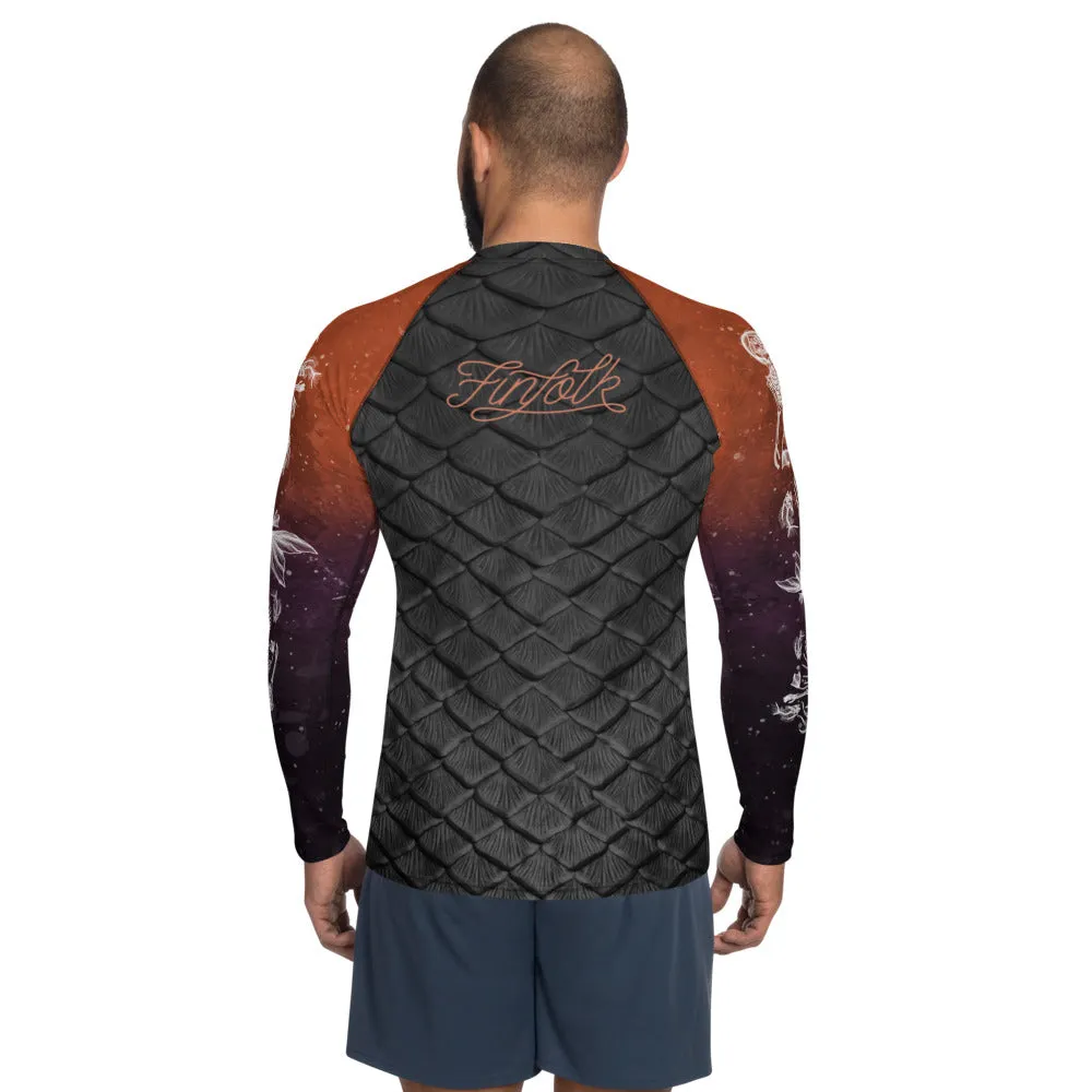 Deadly Depths: Halloween Edition Relaxed Fit Rash Guard