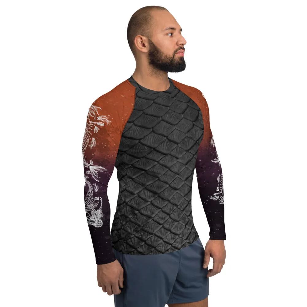 Deadly Depths: Halloween Edition Relaxed Fit Rash Guard