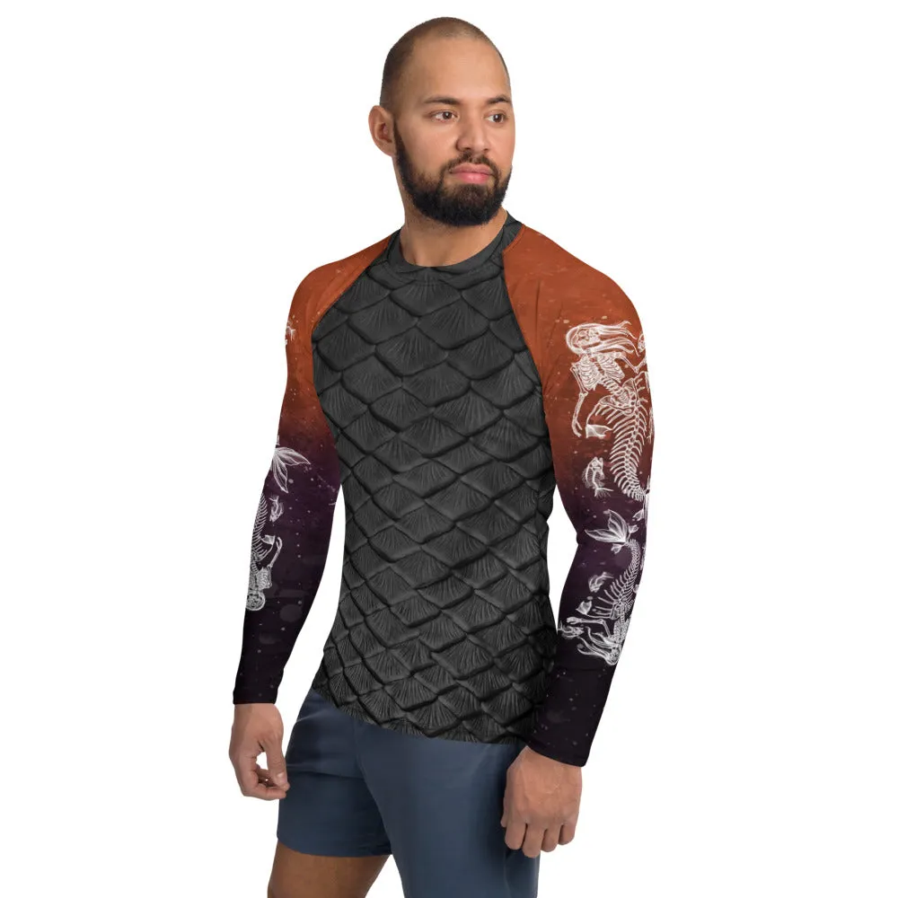 Deadly Depths: Halloween Edition Relaxed Fit Rash Guard