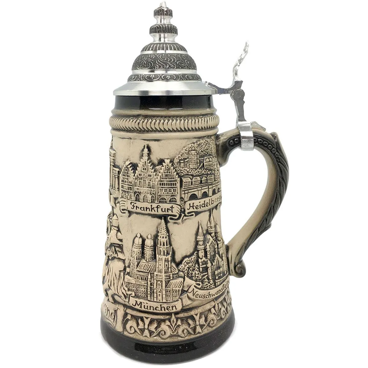 Deutschland Panorama 1L Zoller & Born German Beer Stein