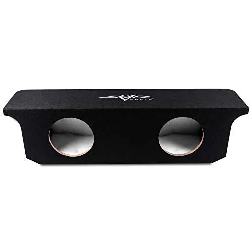 Dual 10" Subwoofer Enclosure Compatible with 2007-2018 Jeep Wrangler Unlimited (JK) 4-Door Vehicles by Skar Audio