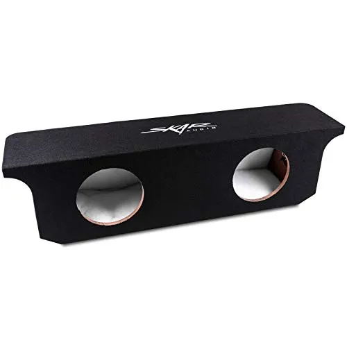 Dual 10" Subwoofer Enclosure Compatible with 2007-2018 Jeep Wrangler Unlimited (JK) 4-Door Vehicles by Skar Audio