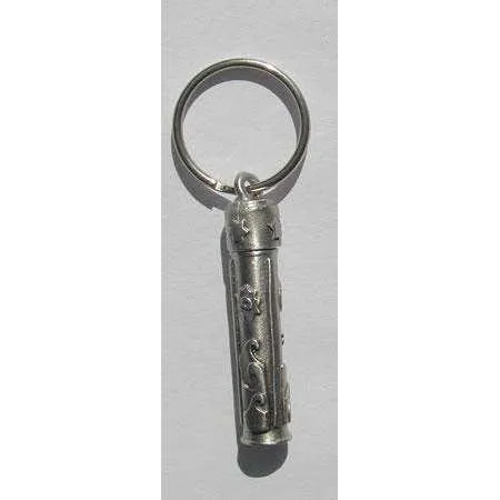 Emily Rosenfeld Pewter Traveler’s Prayer Holder Keychain