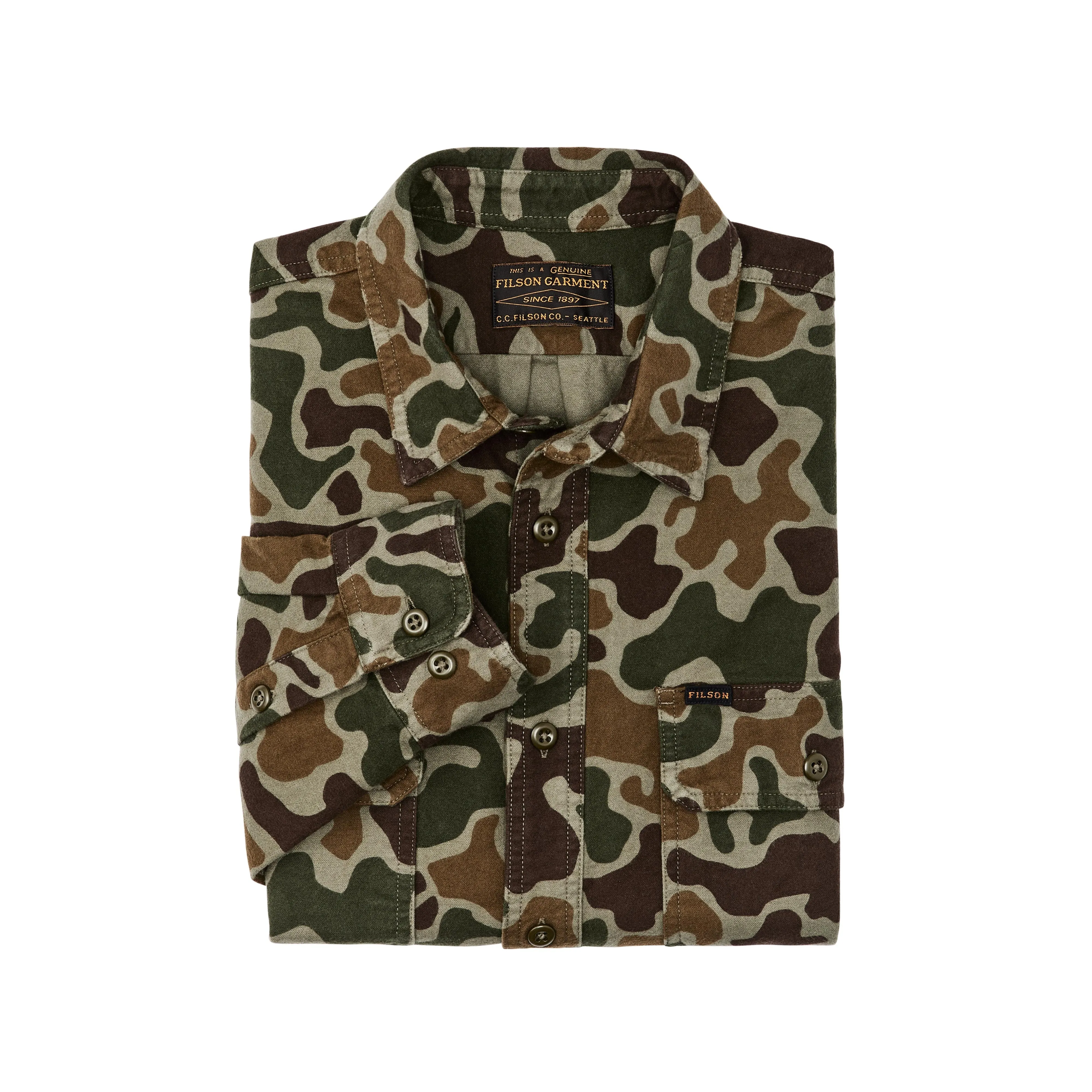 Field Flannel Shirt- Frog Camo