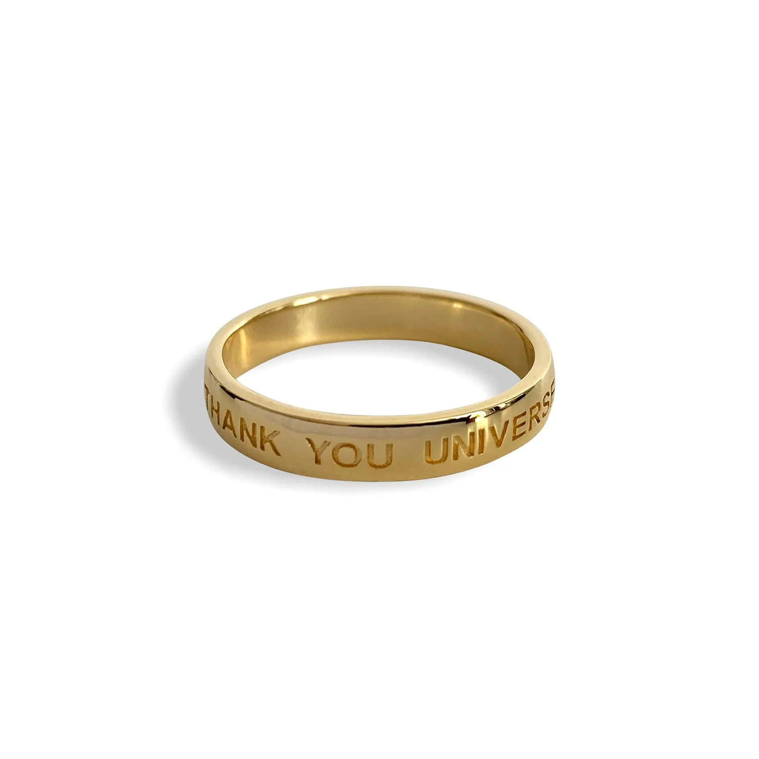 FINE JEWELRY - THANK YOU UNIVERSE SIMPLE - Gold Ring