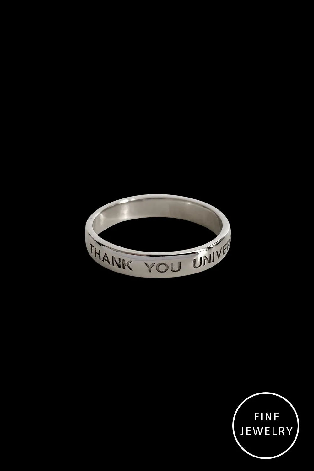 FINE JEWELRY - THANK YOU UNIVERSE SIMPLE - Silver Ring