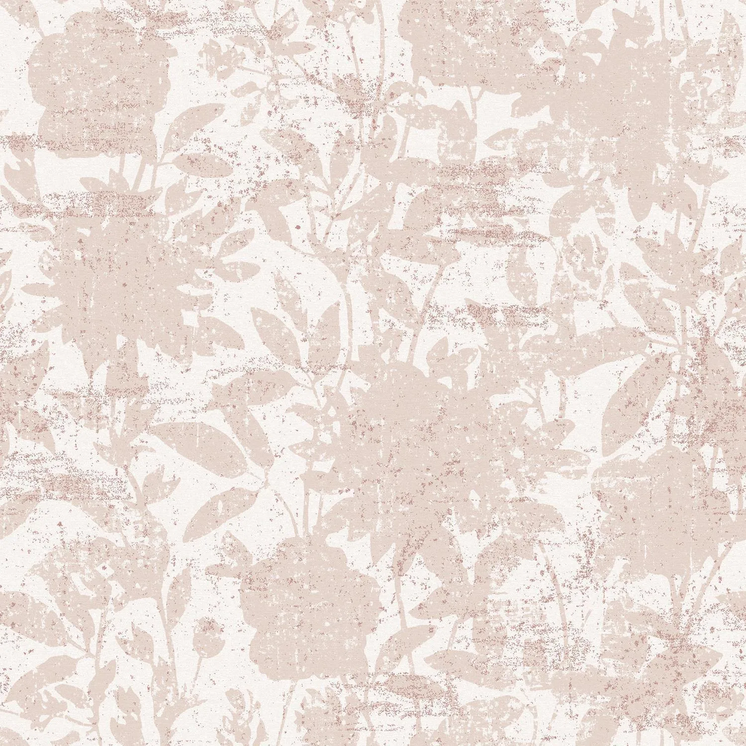 Garden Floral Dusted Pink Peel and Stick Wallpaper