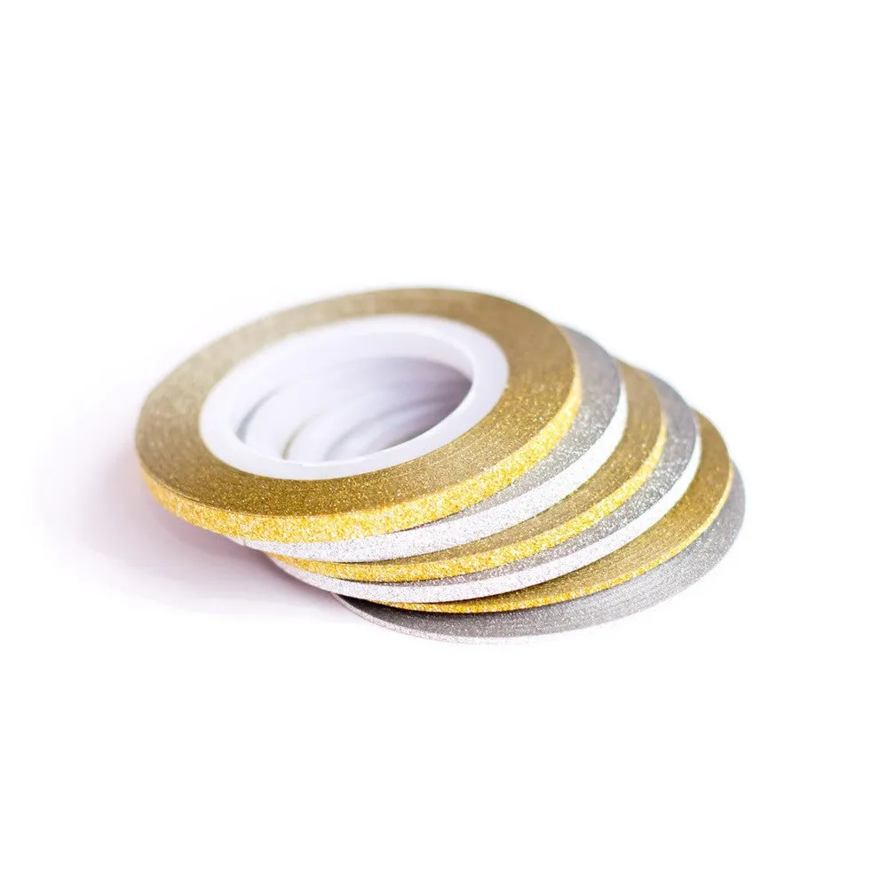 Glitter Nail Art Striping Tape - 2 Colours