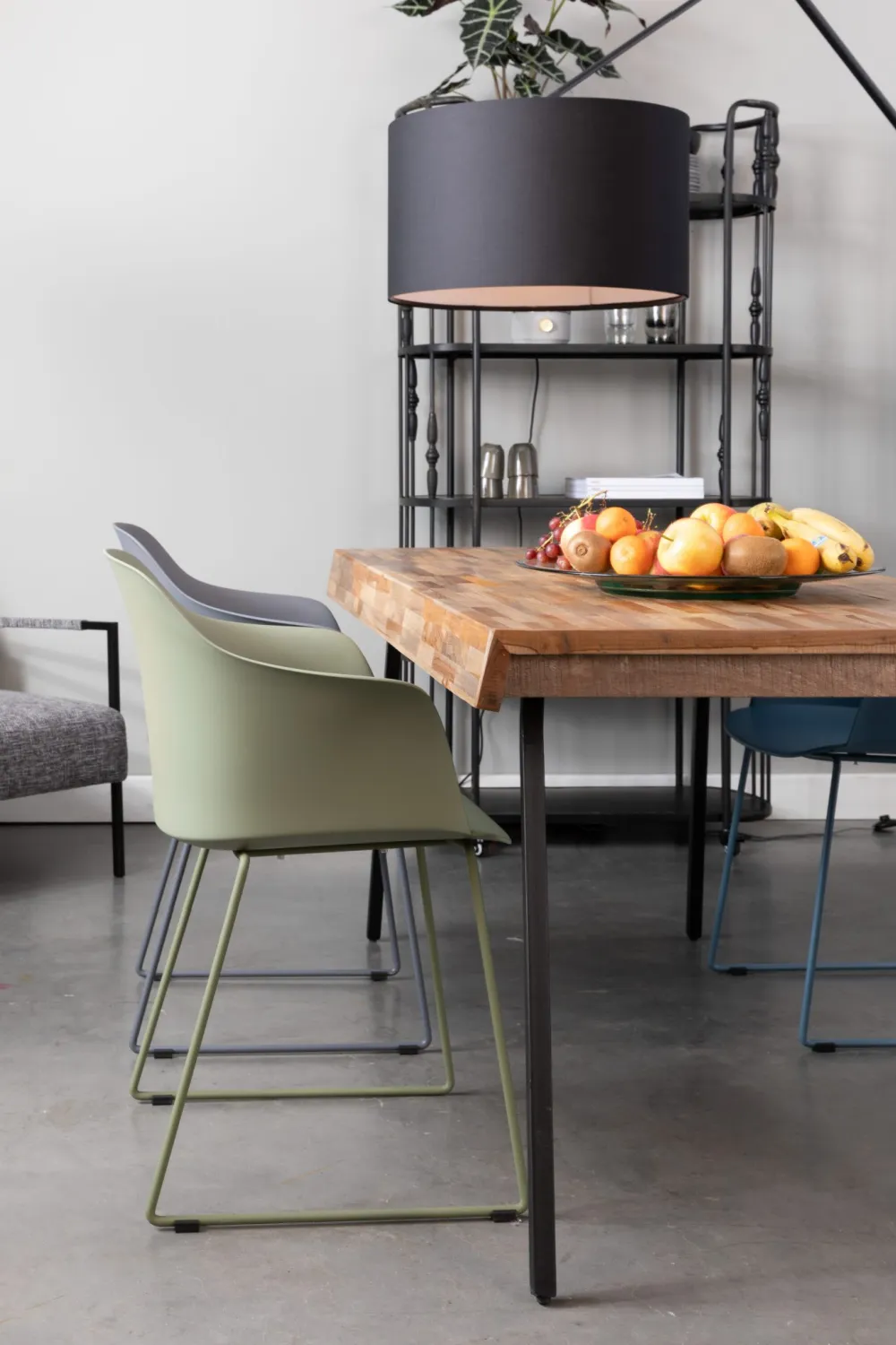 Green Contemporary Dining Chairs (2) | DF Tango