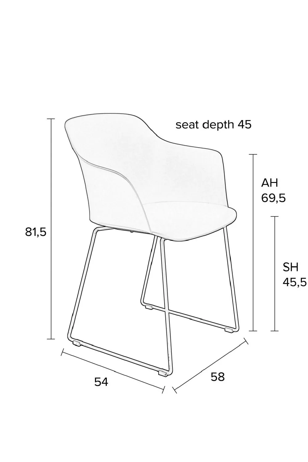 Green Contemporary Dining Chairs (2) | DF Tango