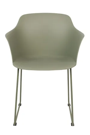 Green Contemporary Dining Chairs (2) | DF Tango