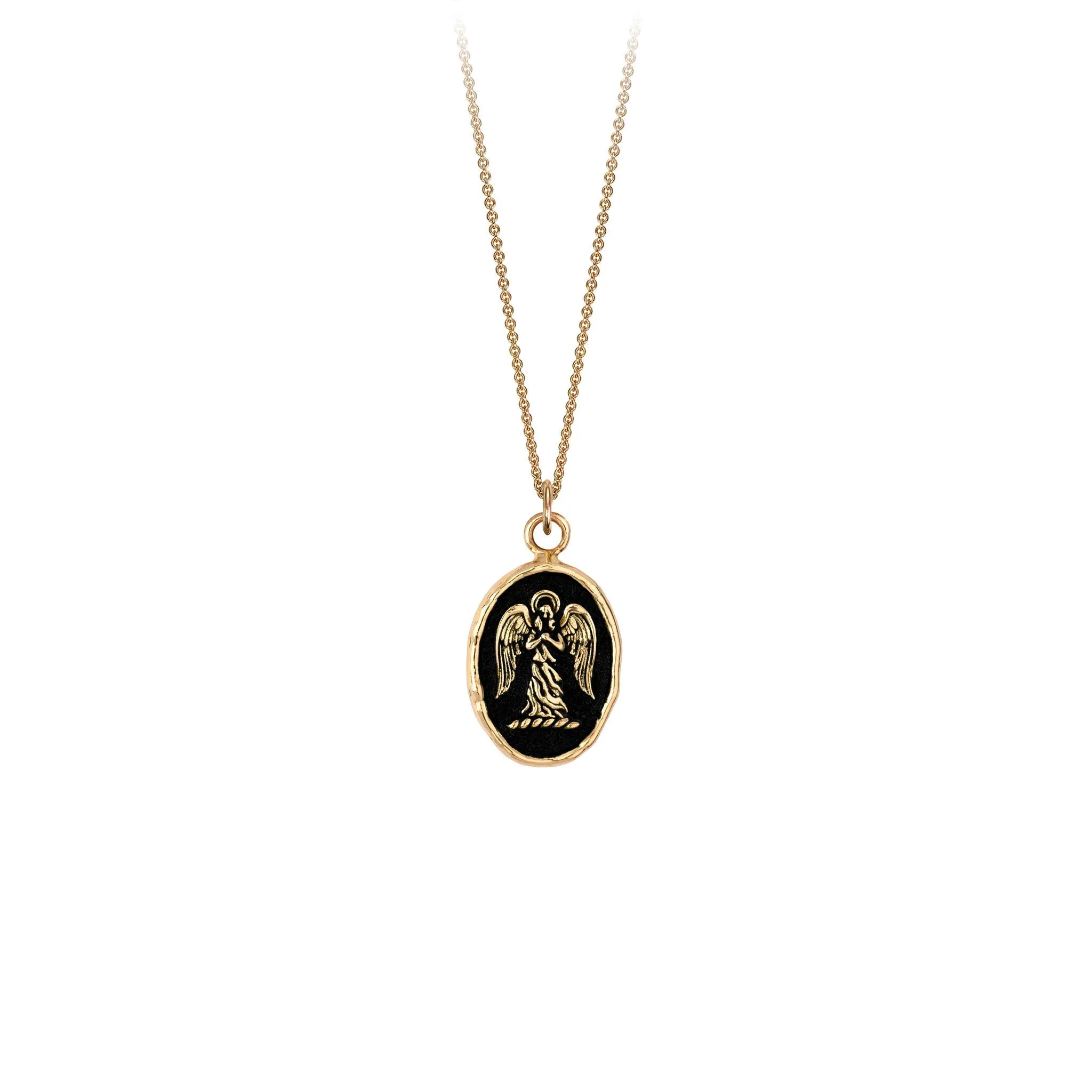 Guardian Angel 14K Gold Talisman