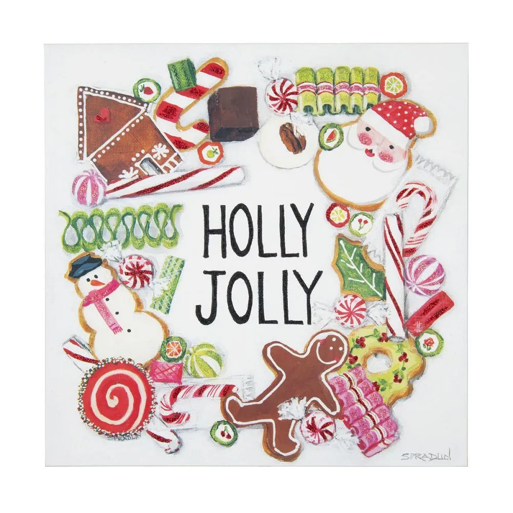 Holly Jolly Wreath Gallery Art