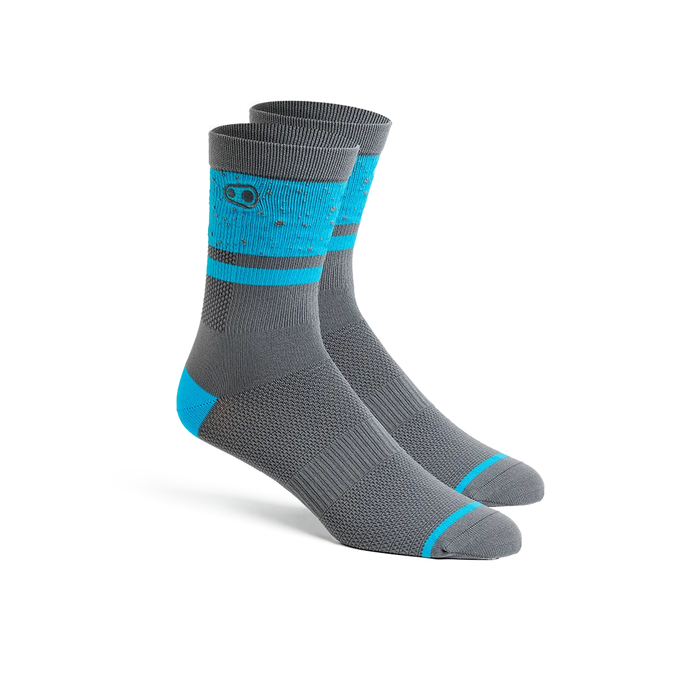 Icon MTB Socks - Grey/Blue Splatter