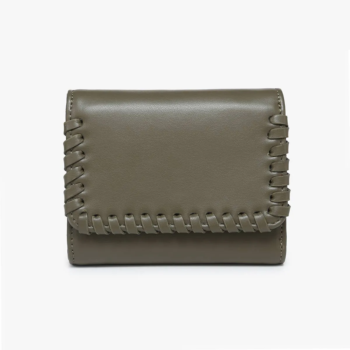 Logan Whipstitch Tri-fold Wallet