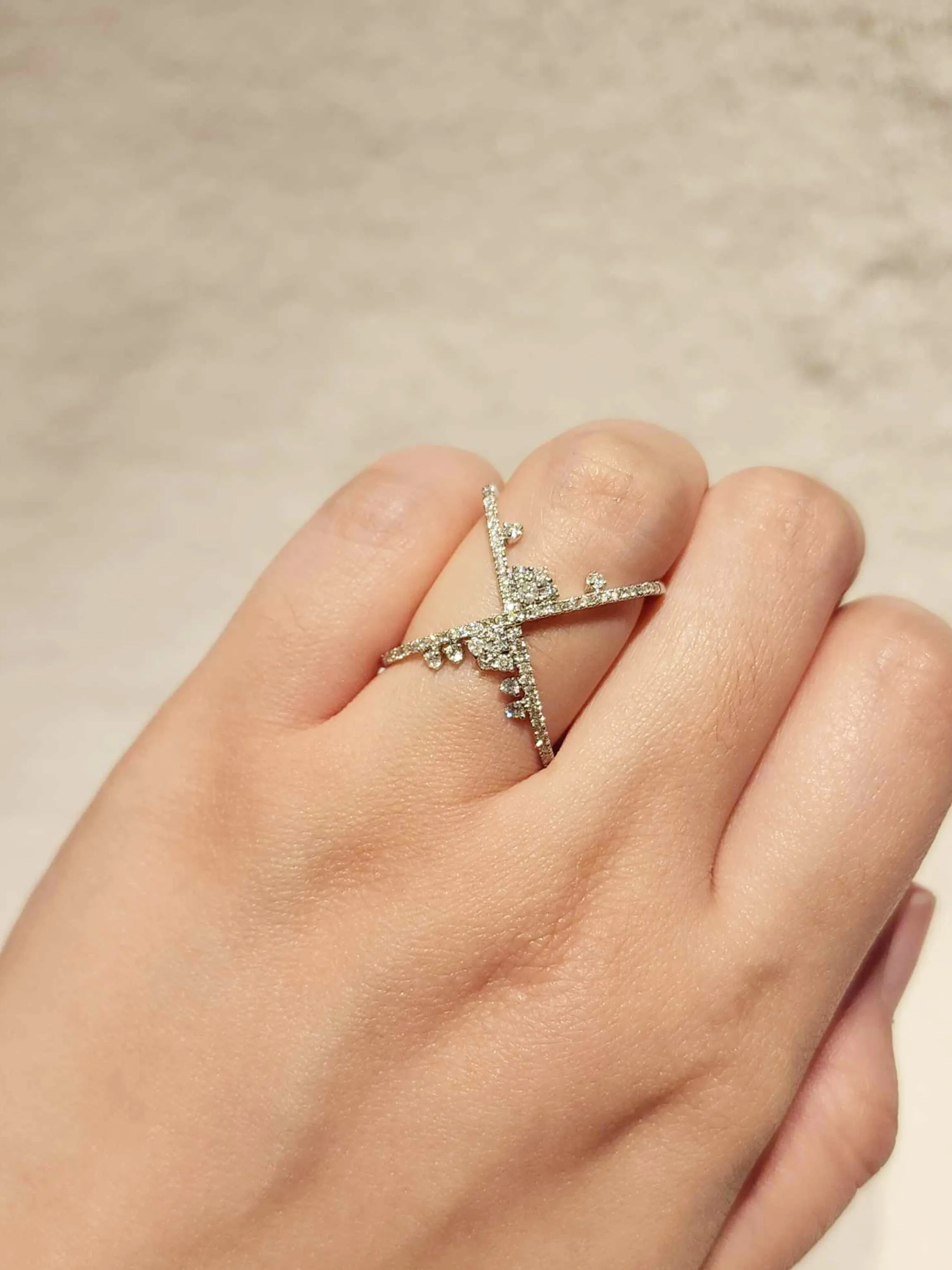 #LVNA2024 | Crossover Statement Diamond Ring 18kt