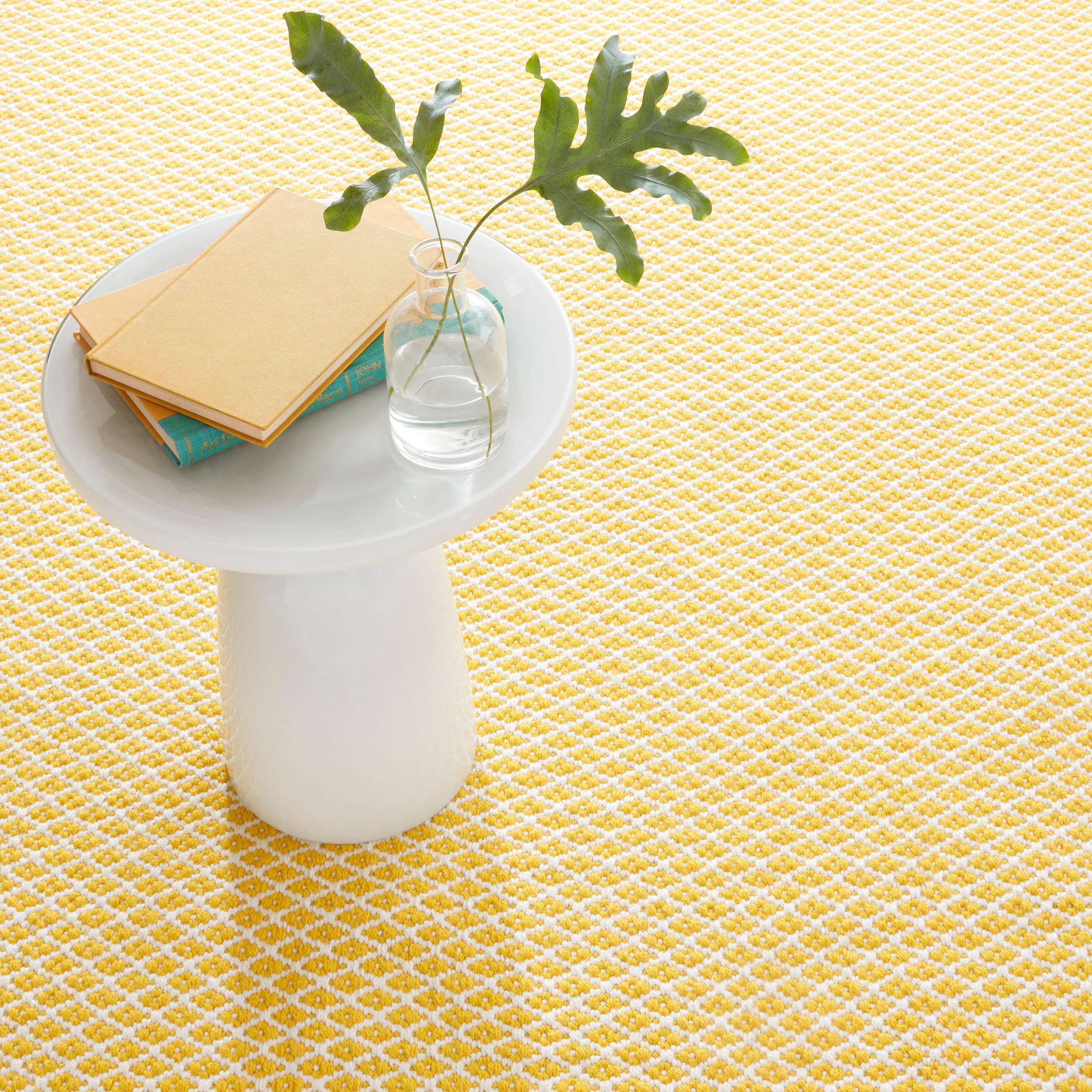 Mainsail Yellow Handwoven Indoor/Outdoor Rug