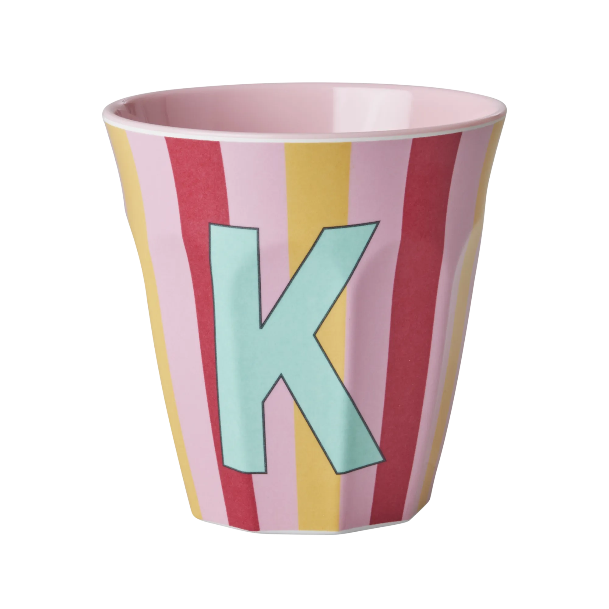 Medium Cup - Pink - K - Stripes