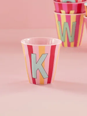 Medium Cup - Pink - K - Stripes