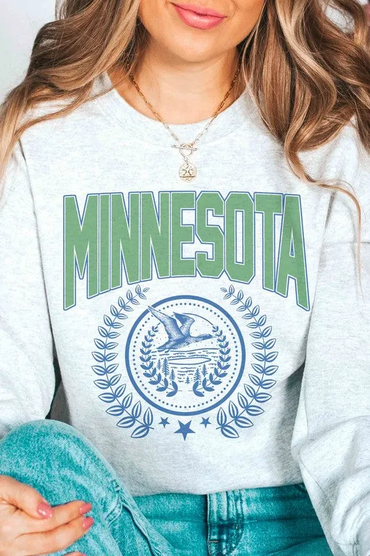 Minnesota State Wreath Graphic Sweatshirt  *Online Only*