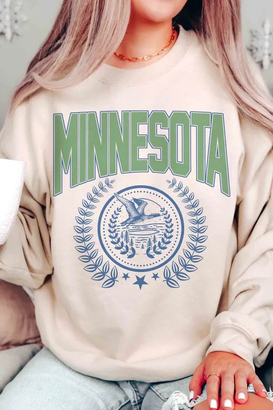 Minnesota State Wreath Graphic Sweatshirt  *Online Only*