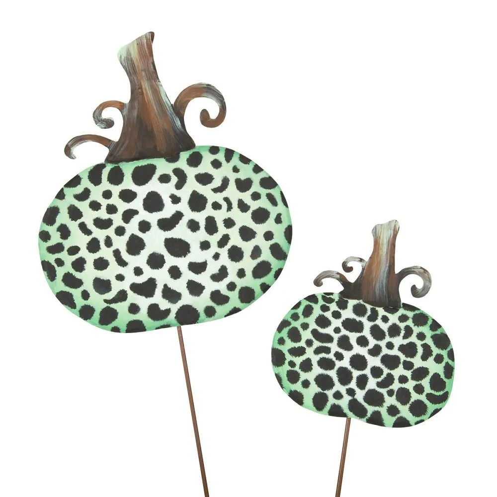 Mint Leopard Pumpkin, Large & Small