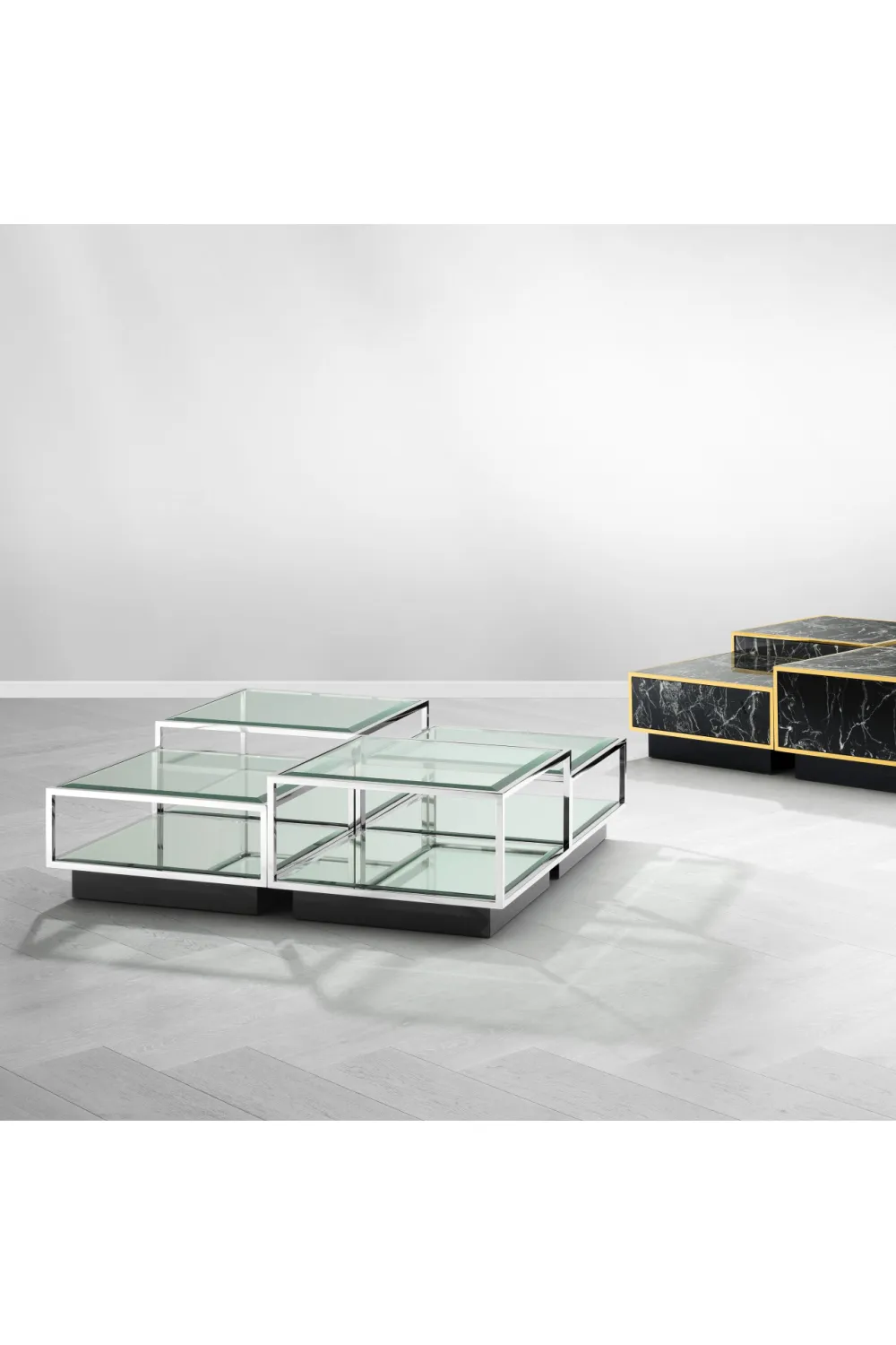 Multi Level Coffee Table Set (4) | Eichholtz Tortona