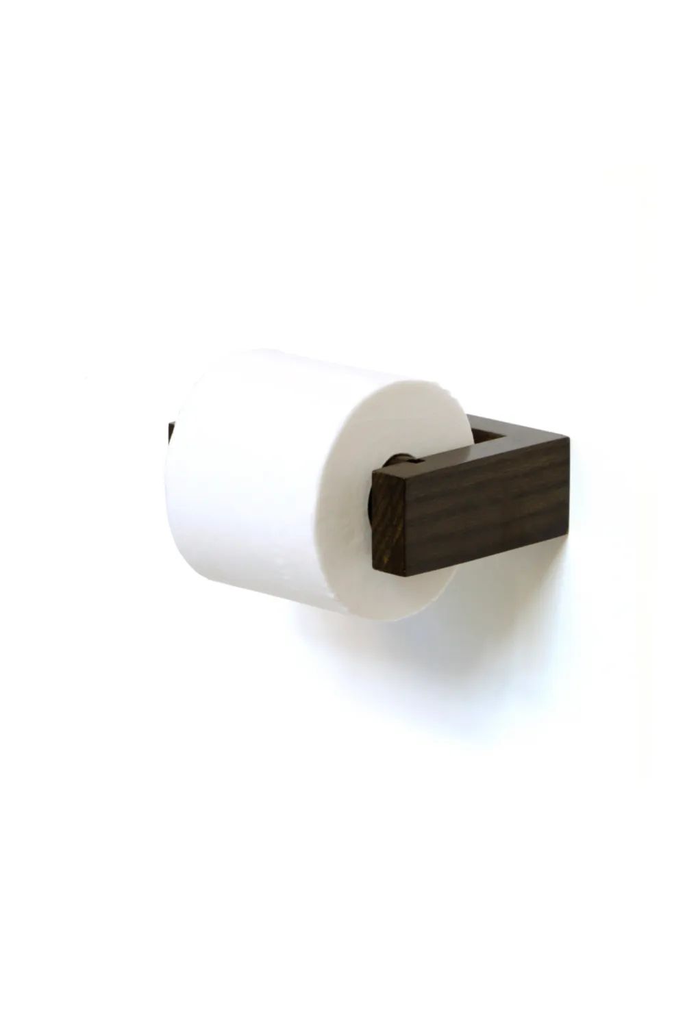 Oak Wall Toilet Roll Holder | Wireworks