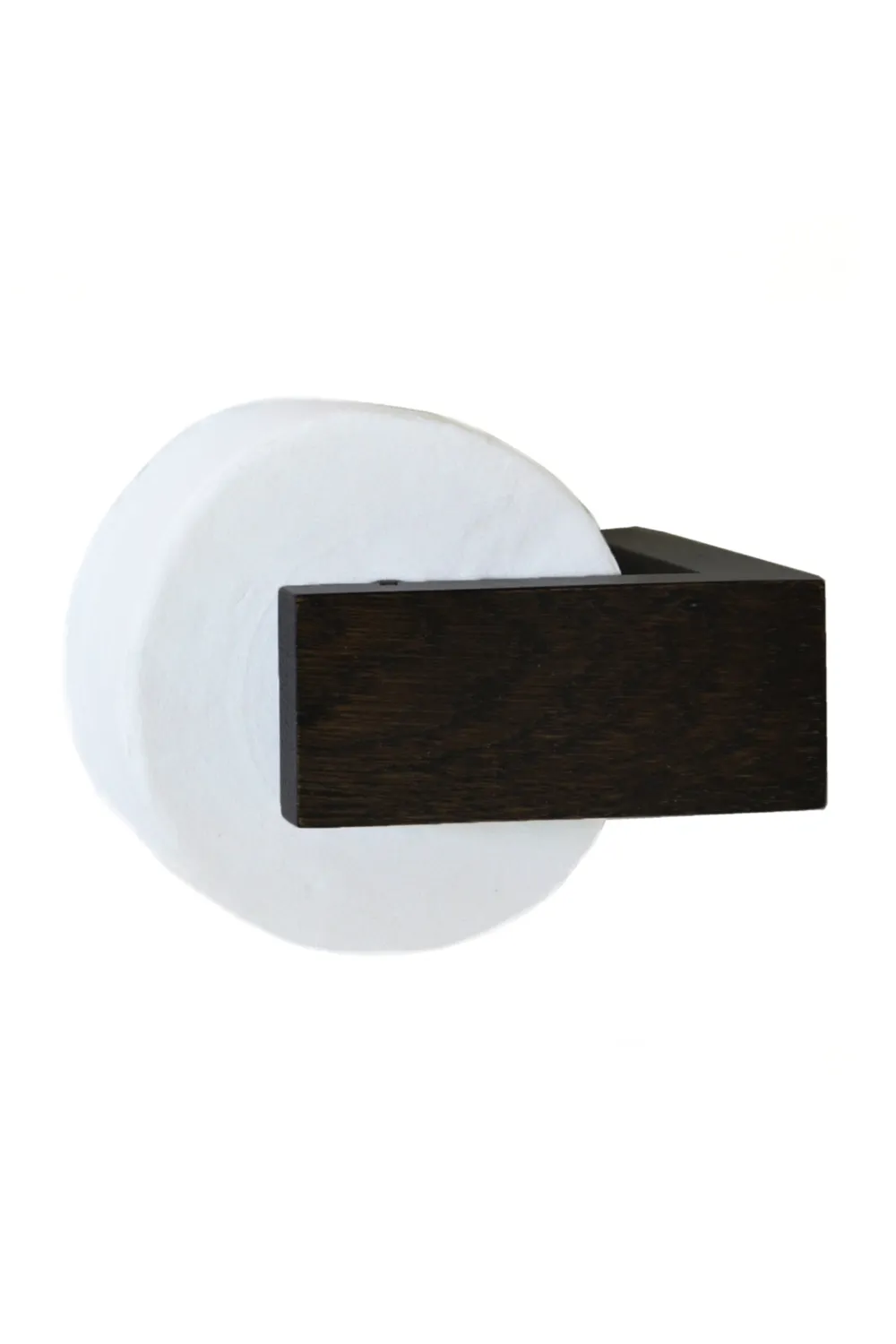 Oak Wall Toilet Roll Holder | Wireworks