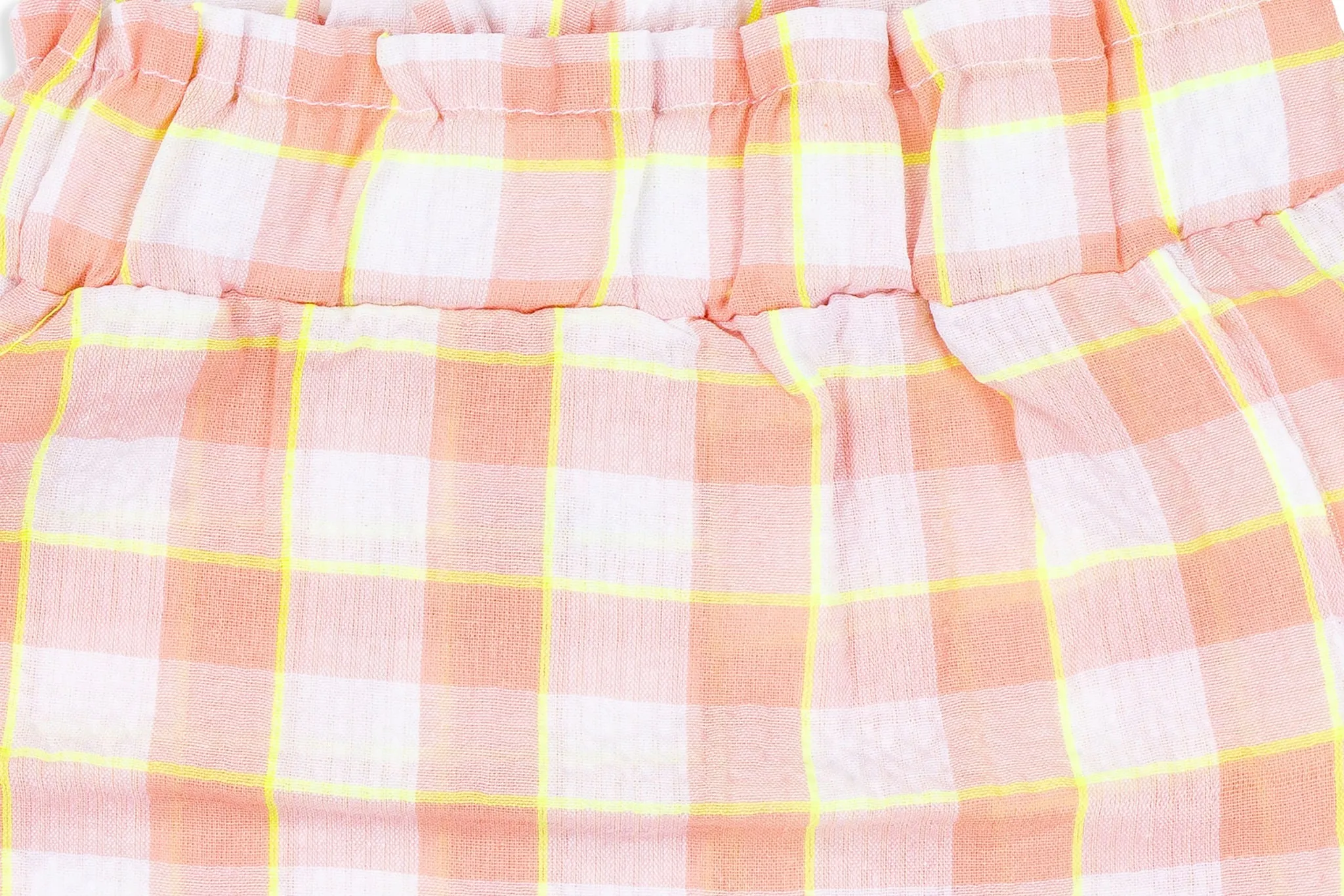 Pink Check Falda Skort