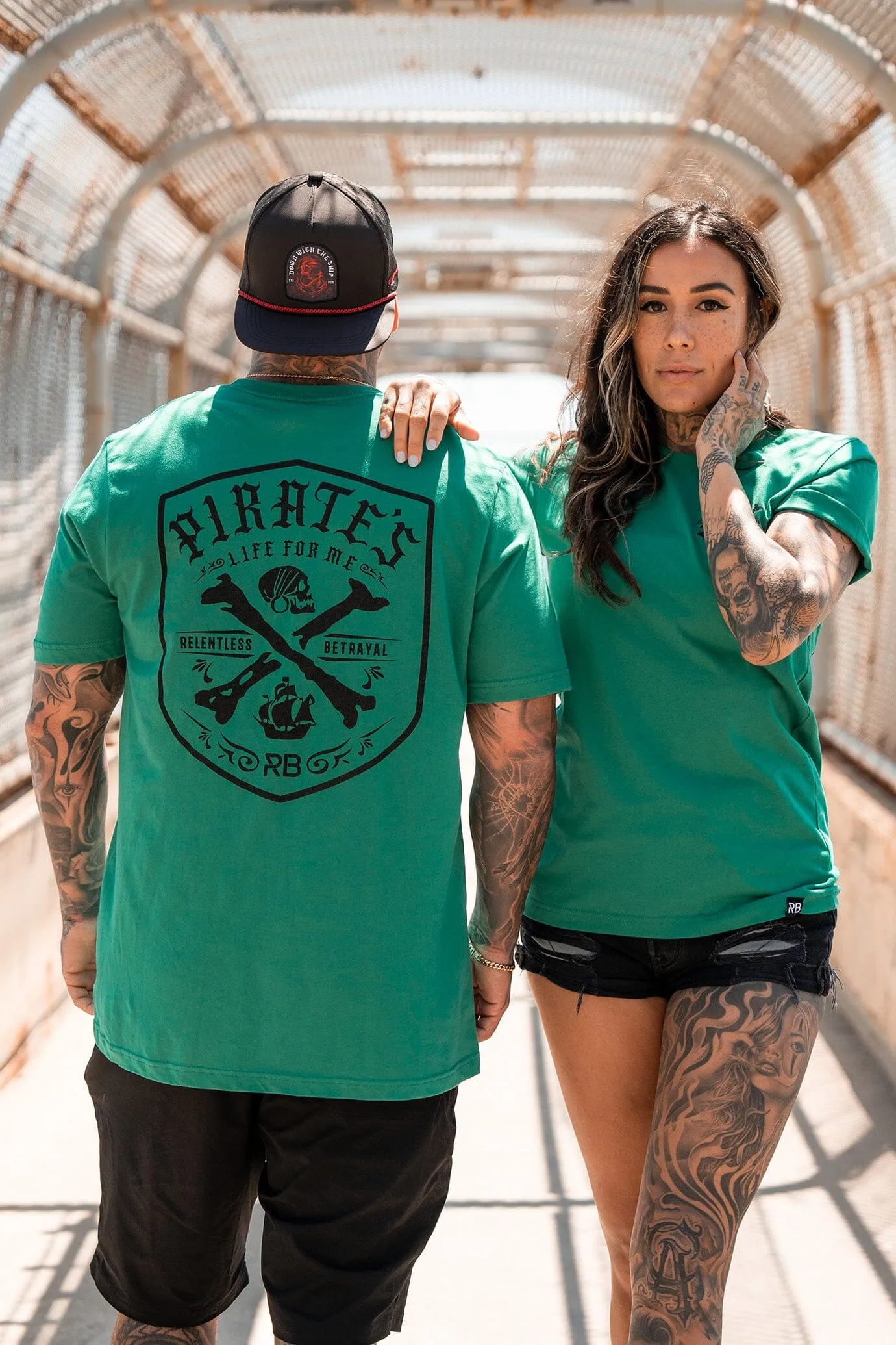 Pirate's Life Sea Green T-Shirt