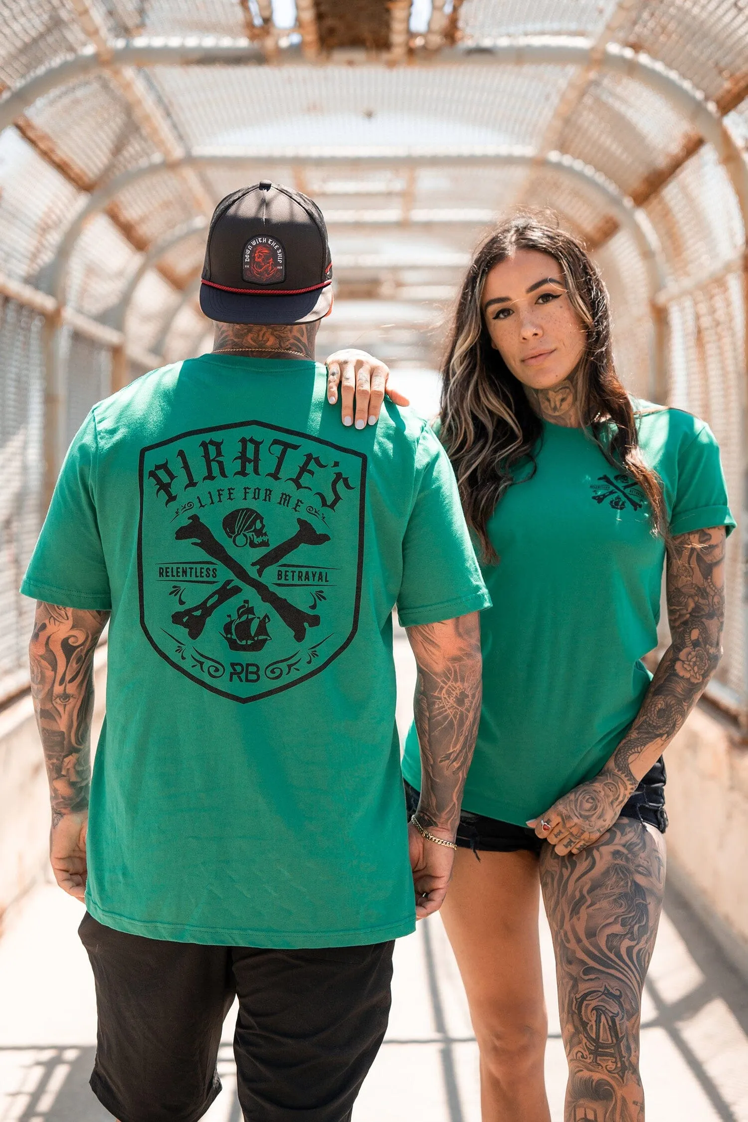 Pirate's Life Sea Green T-Shirt