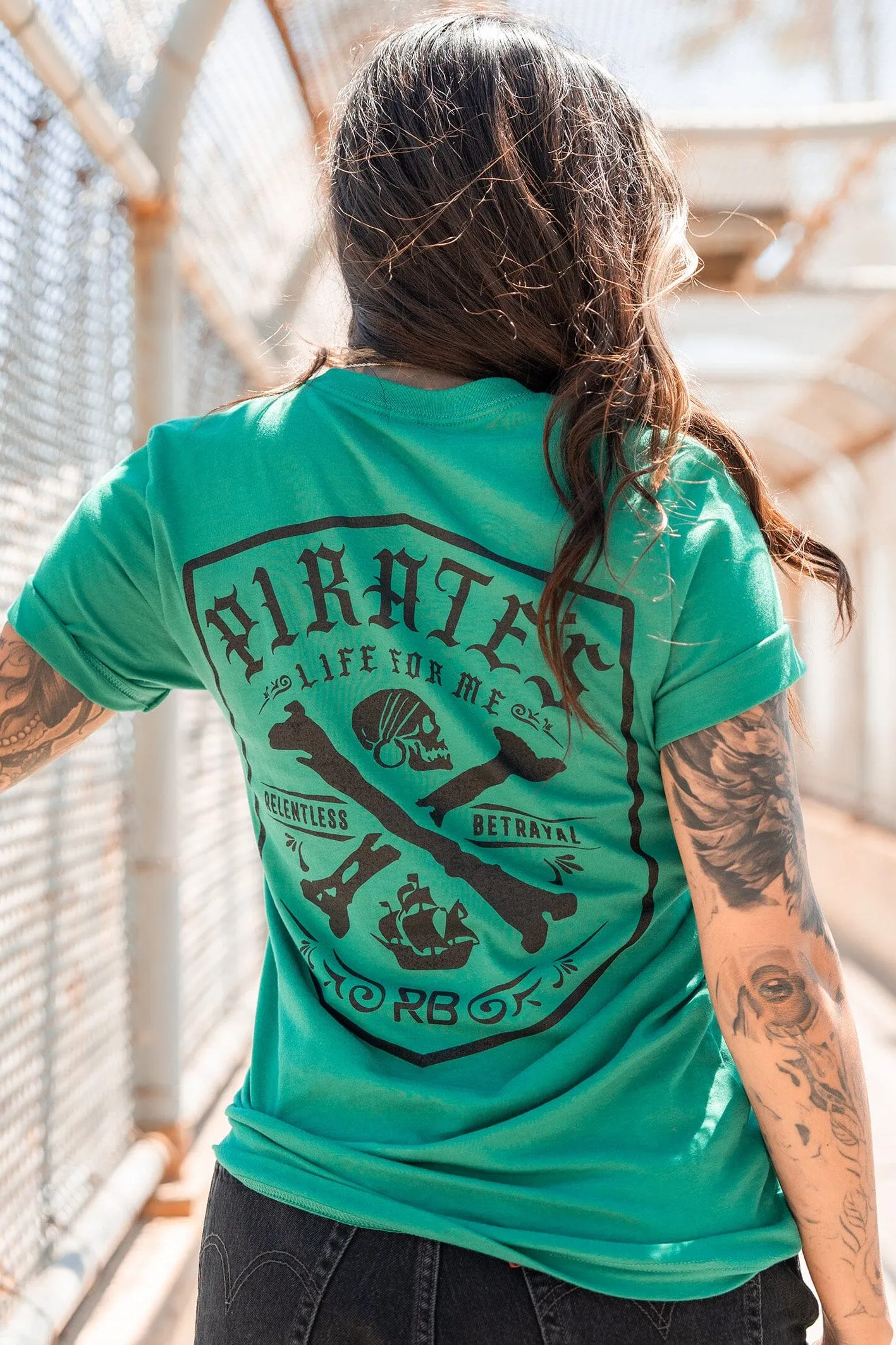 Pirate's Life Sea Green T-Shirt