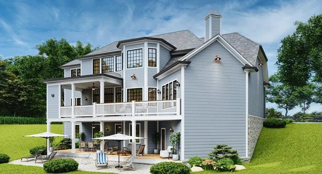 Remarkable 5-Bedroom Home Plan with Spacious Layout