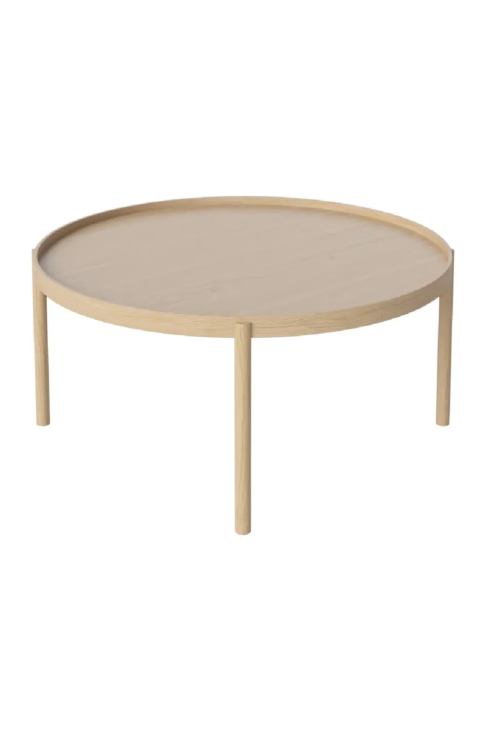 Round Oiled Oak Coffee Table | Bolia Tab