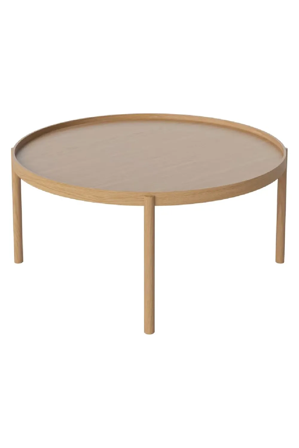 Round Oiled Oak Coffee Table | Bolia Tab