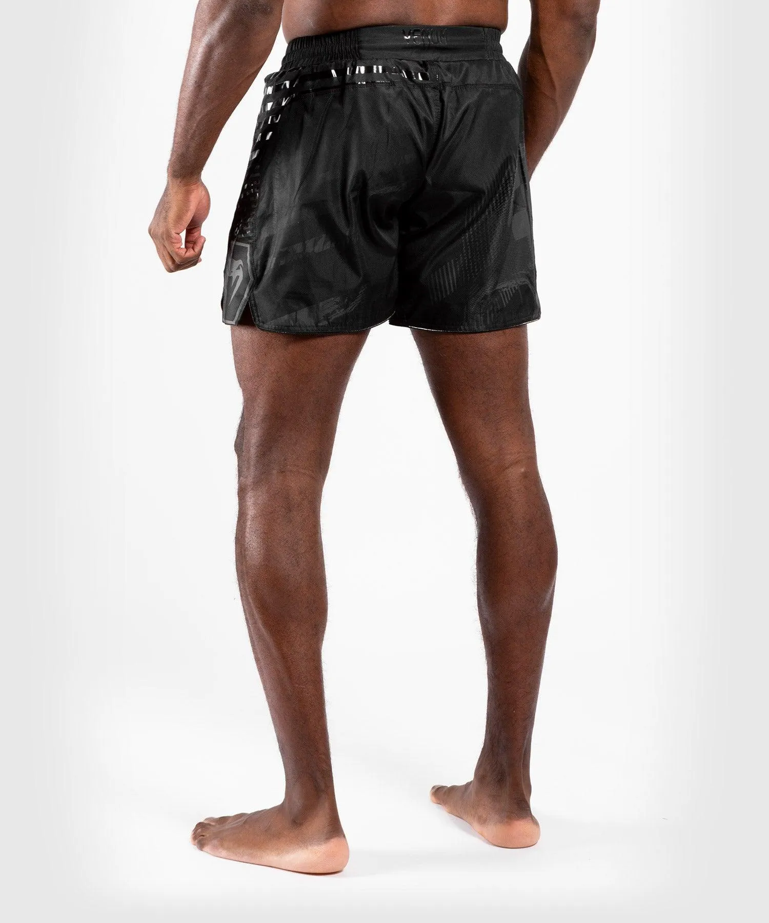 Shorts de combate Venum Skull - Negro / Negro